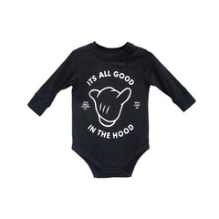 ITS ALL GOOD BABY LONG SLEEVE ONESIE